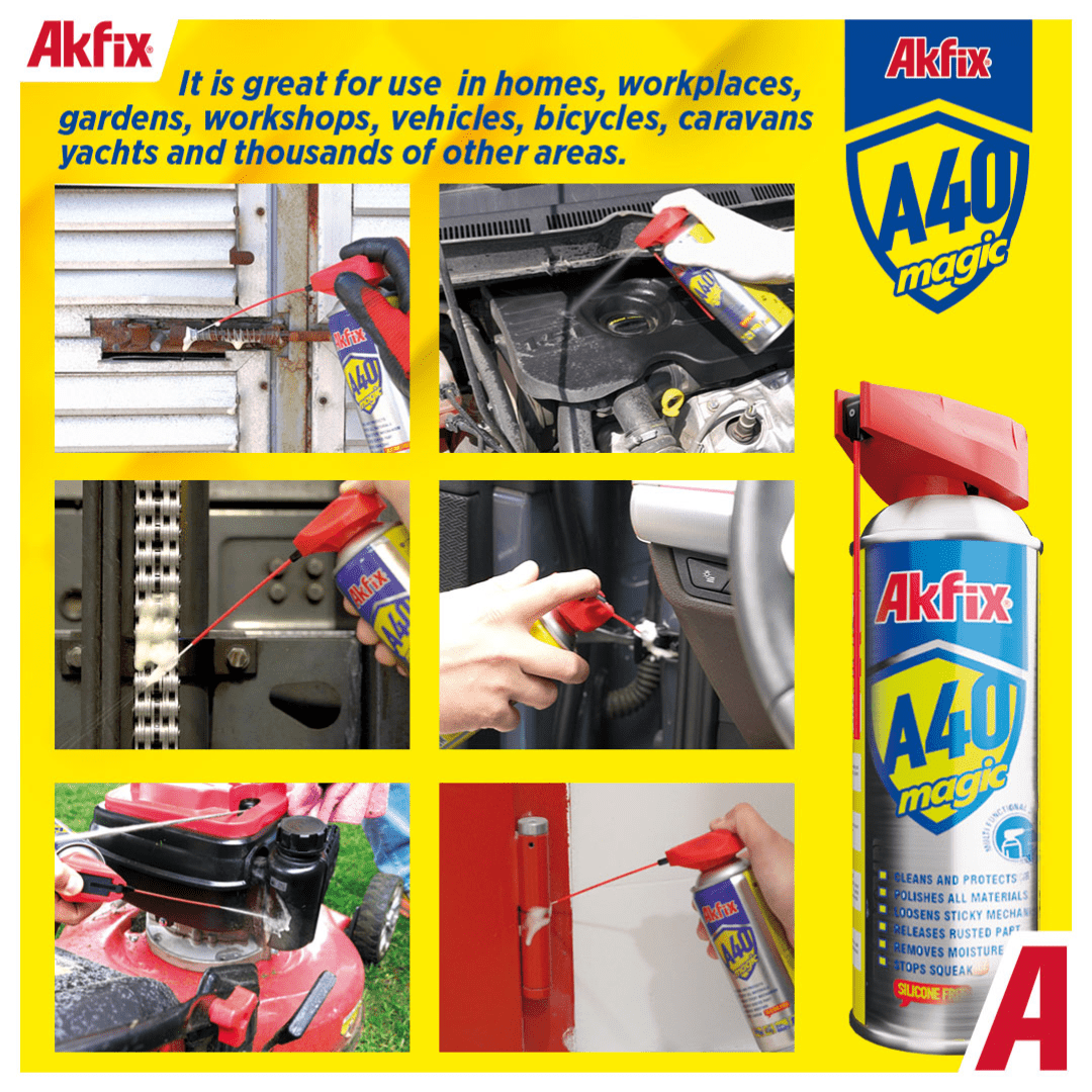 Akfix Magic Multi Purpose Spray 400ml - A40 Auto SupplyMaster