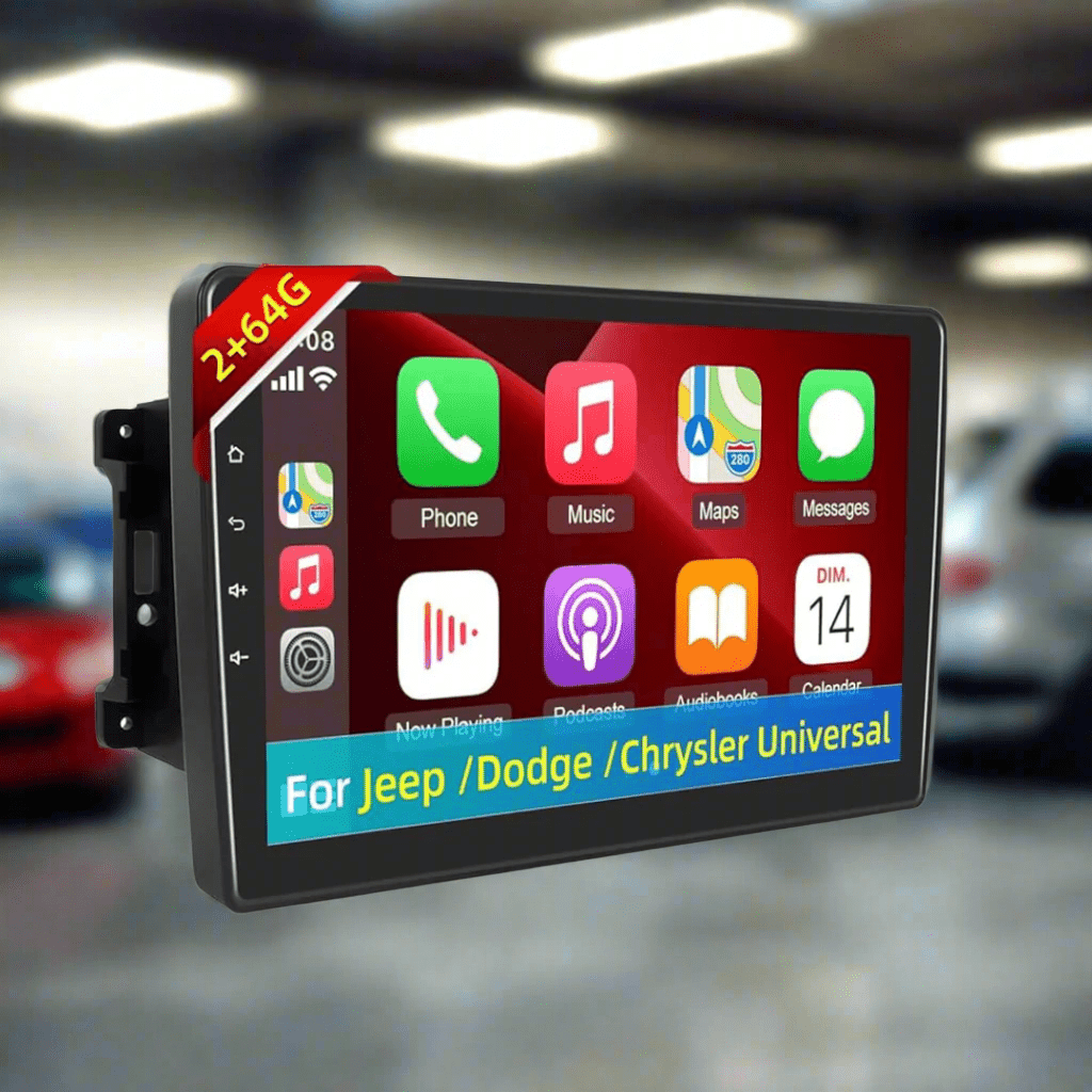 Android Auto Head Unit Car Stereo 10" For Jeep/ Dodge/ Chrysler Auto SupplyMaster