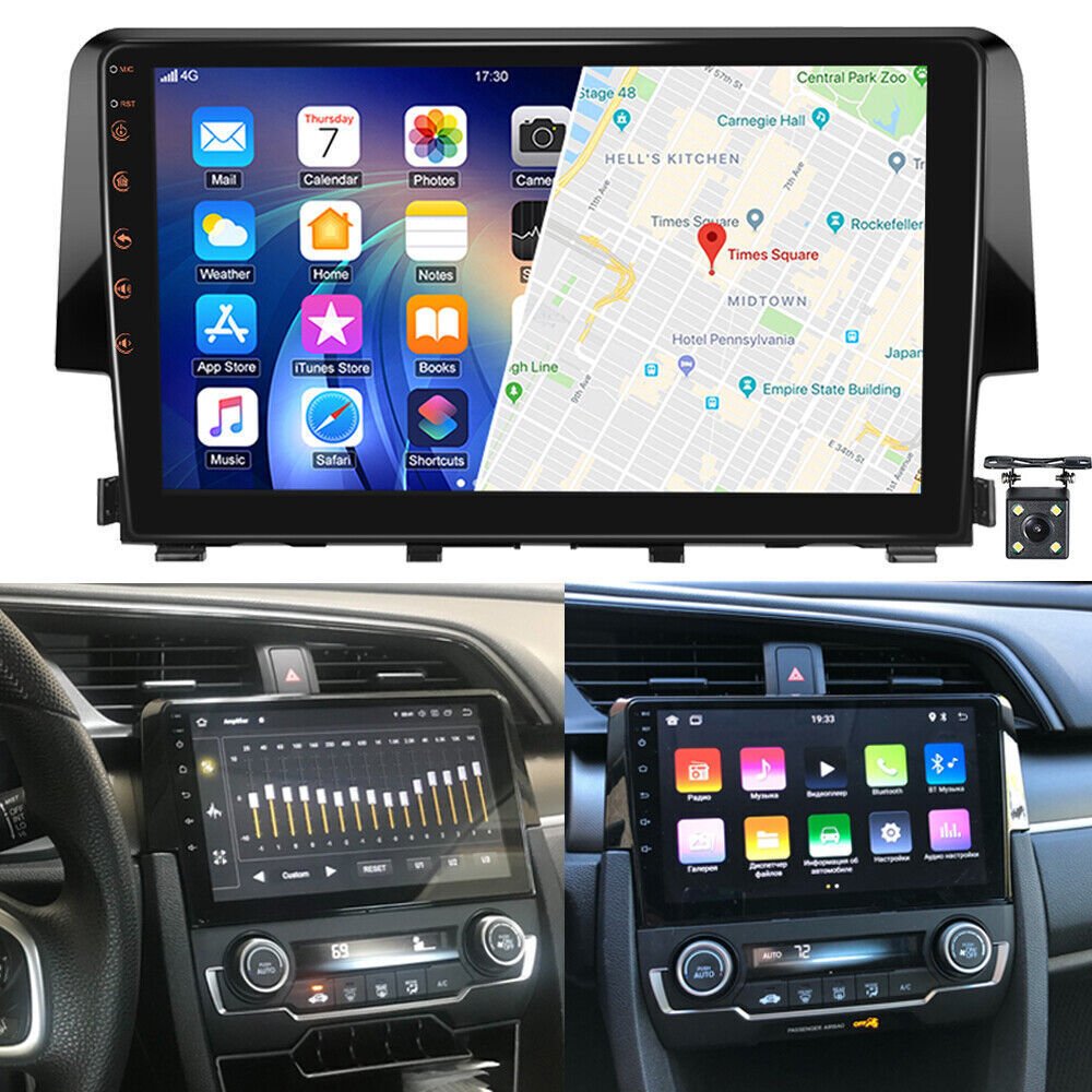 Android Auto Head Unit Car Stereo 9" For Honda Civic 2016-2019 Auto SupplyMaster