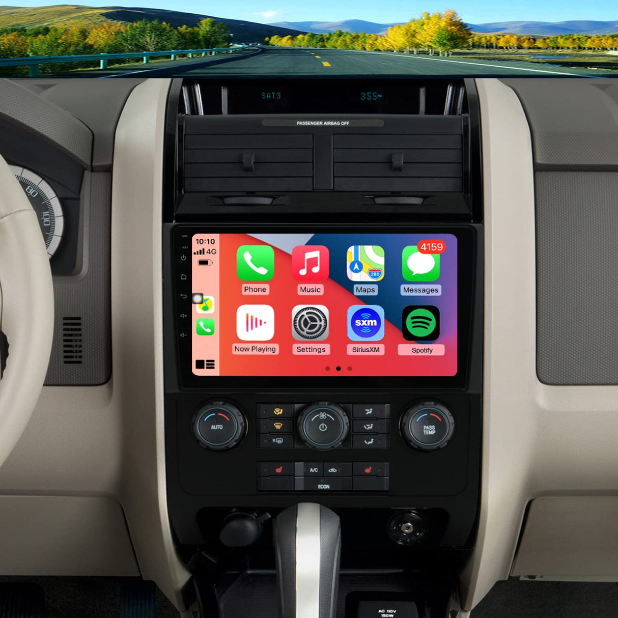 Android Auto Head Unit Car Stereo For Ford Escape 2010 Auto SupplyMaster