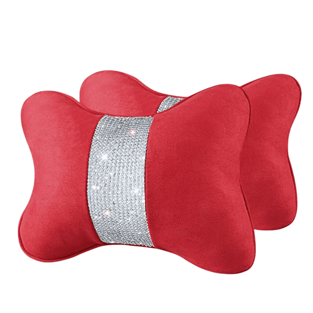 Bling Soft Plush Car Seat Neck Rest Pillow Auto SupplyMaster
