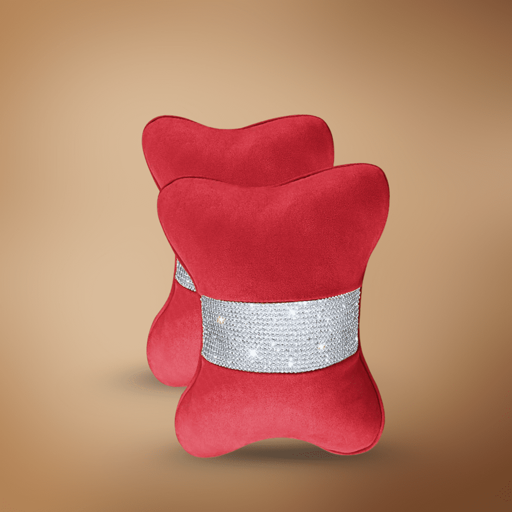 Bling Soft Plush Car Seat Neck Rest Pillow Auto SupplyMaster