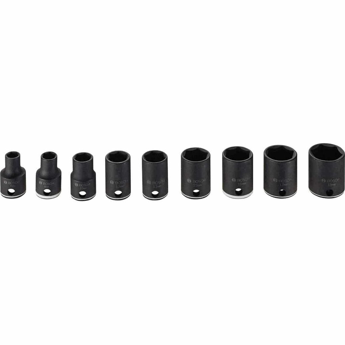 Bosch 9 Pieces 30mm Deep Impact Socket Set - 2608551098 Auto Supply Master