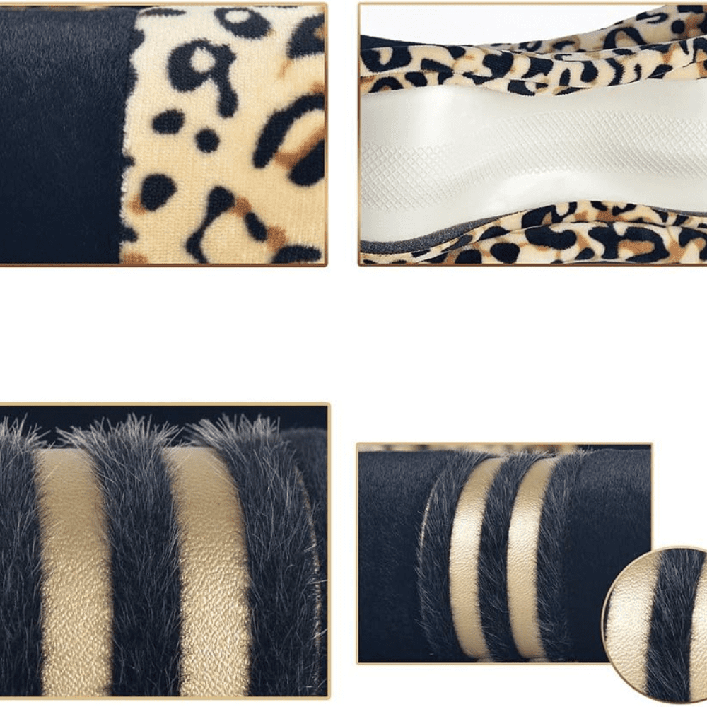 Brown Leopard Print Universal Steering Wheel Cover Auto SupplyMaster