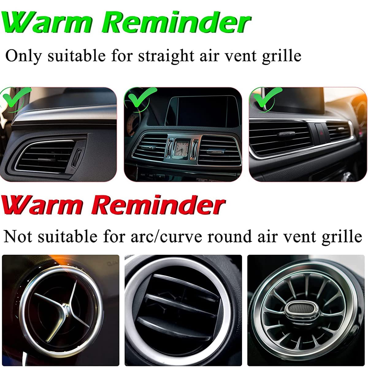Car Air Conditioner Vent Outlet Strips Auto SupplyMaster