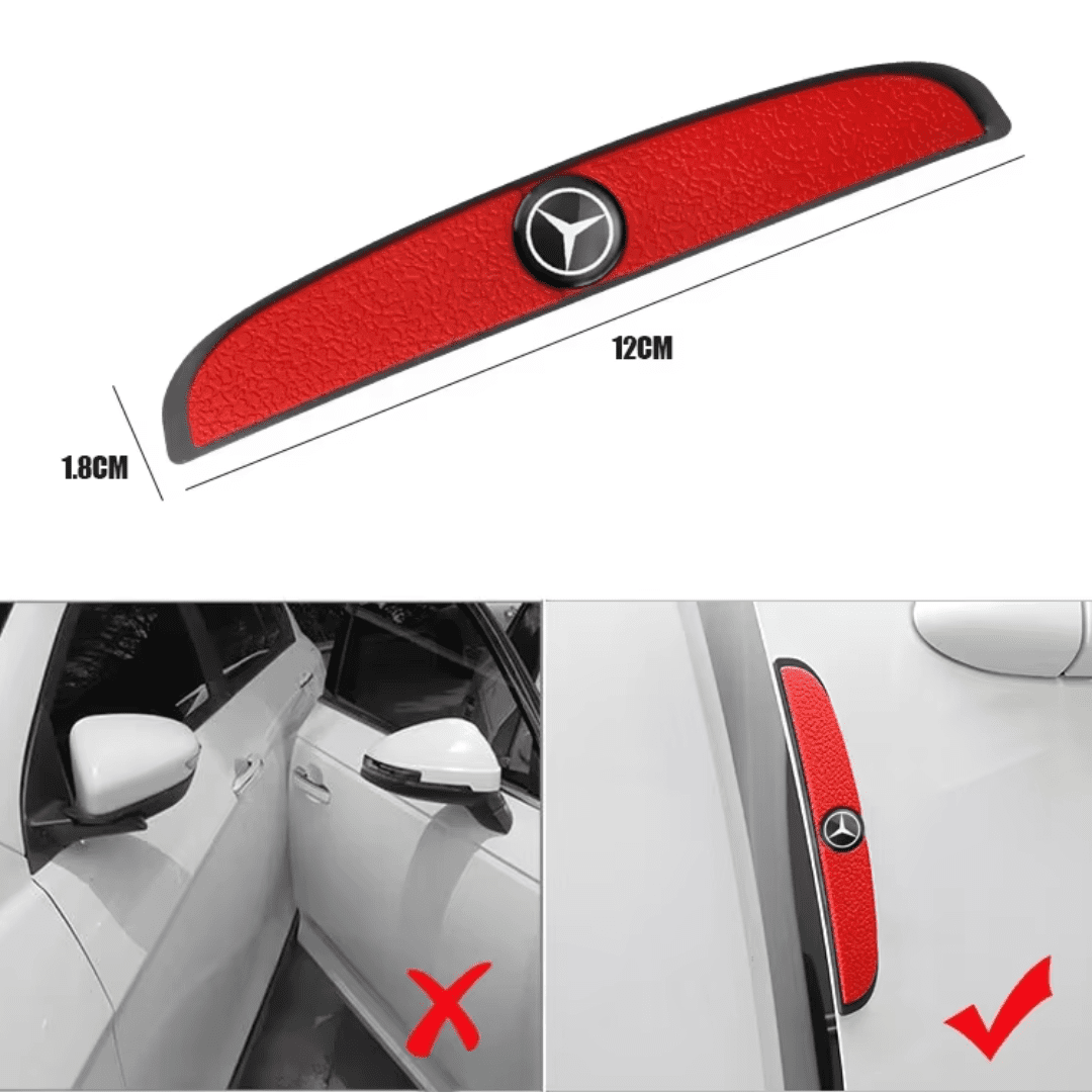 Car Logo Door & Side Mirror Decorative and Collision Guard Stickers Auto SupplyMaster