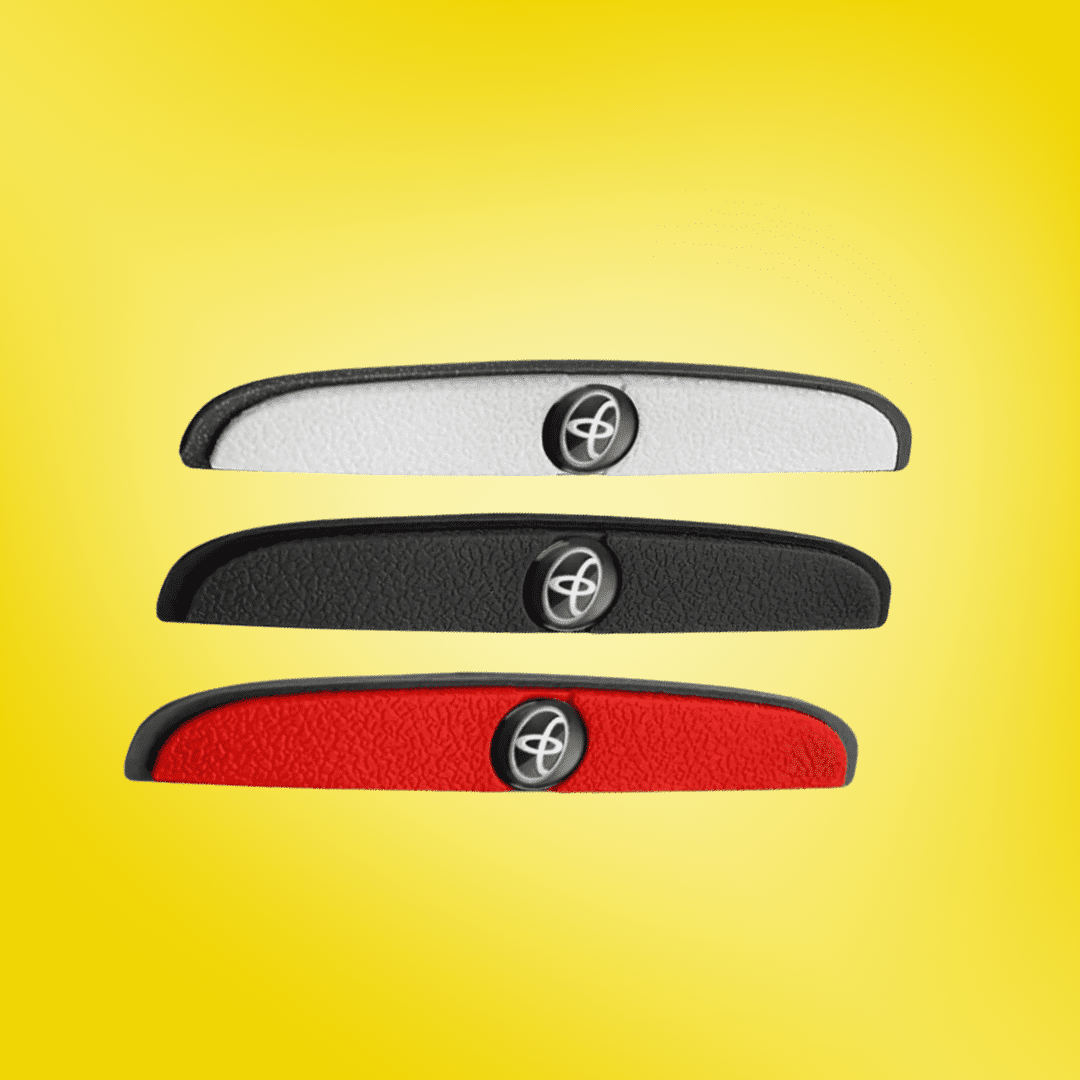 Car Logo Door & Side Mirror Decorative and Collision Guard Stickers Auto SupplyMaster