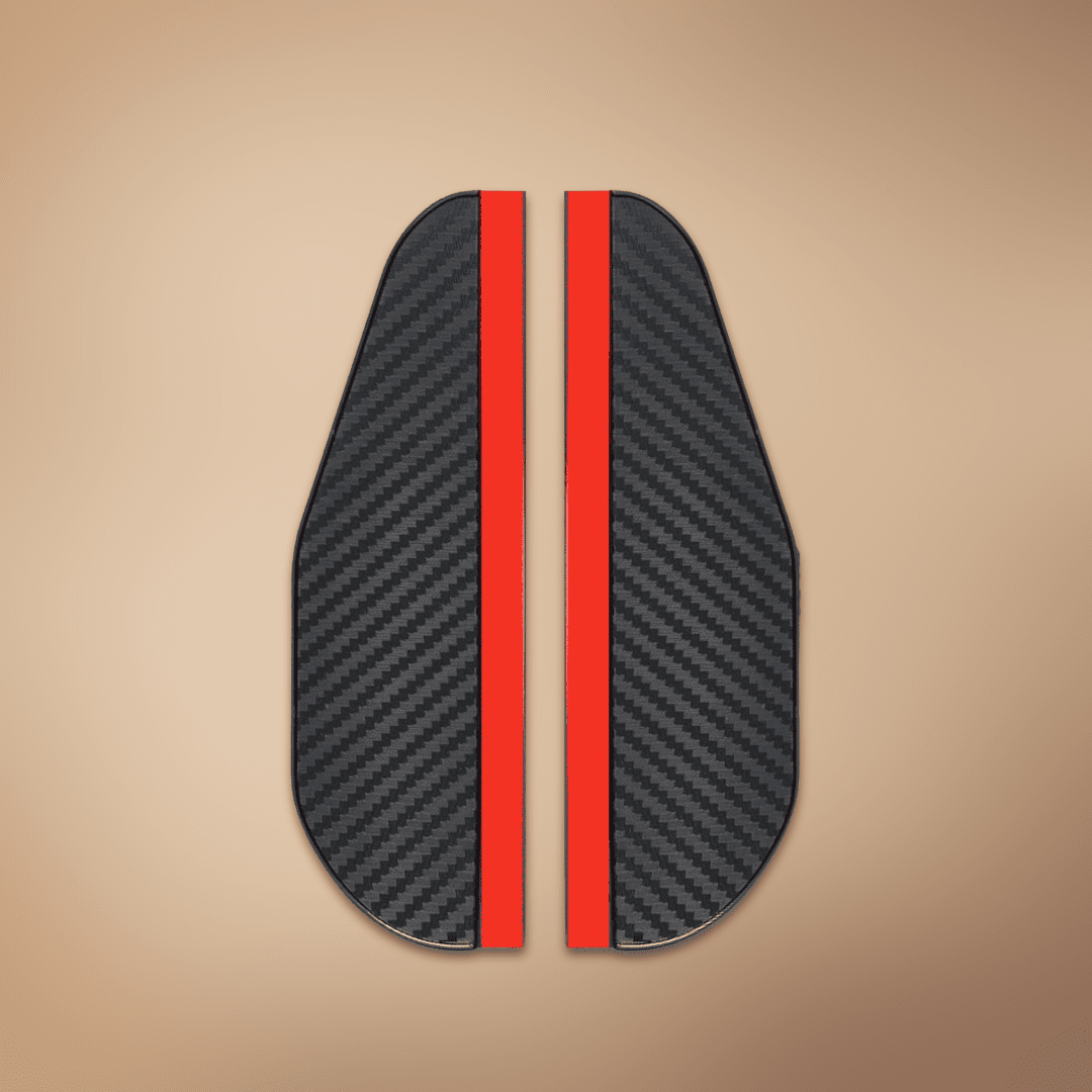 Decorative Opaque Carbon Fiber Side Mirror Rain Guards Auto SupplyMaster