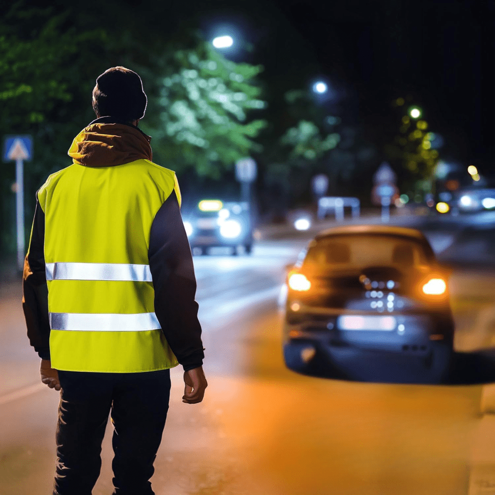 Emergency 4 in 1 Car Safety Kit - Fire Extinguisher, Triangle, Vest & First Aid Auto SupplyMaster