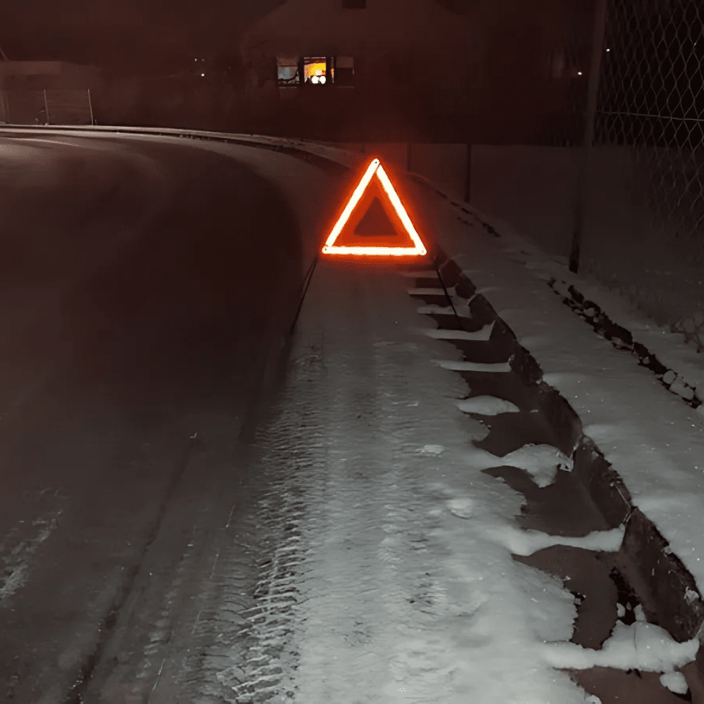 Emergency 4 in 1 Car Safety Kit - Fire Extinguisher, Triangle, Vest & First Aid Auto SupplyMaster