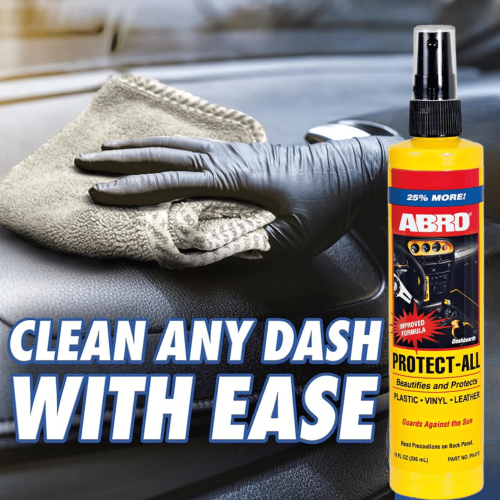 Fresh Start Interior Kit - Abro Dashboard Cleaner 295ml + Monte Carlo 700 Car Air Freshener + Phone Holder Auto SupplyMaster