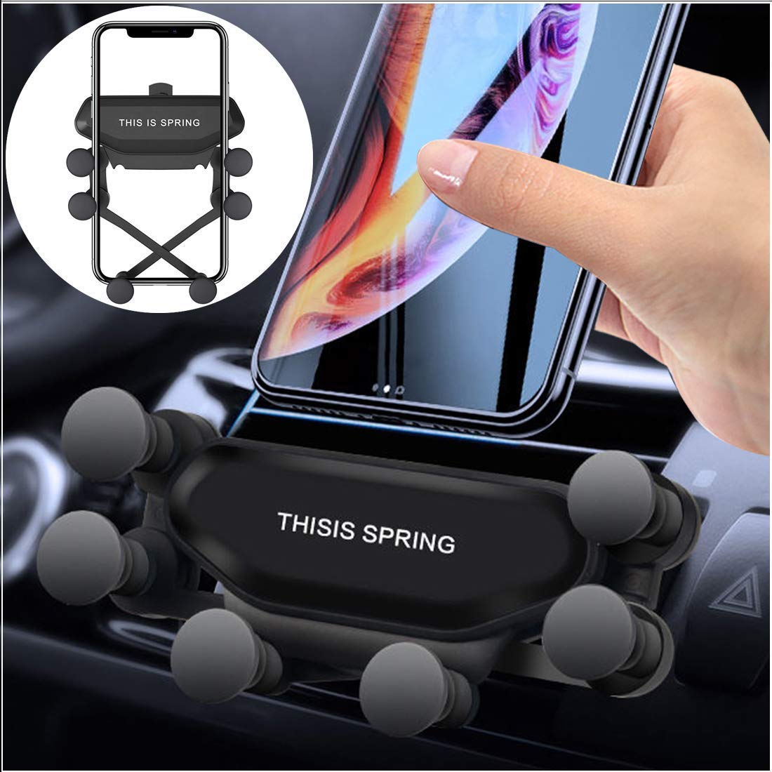 Fresh Start Interior Kit - Abro Dashboard Cleaner 295ml + Monte Carlo 700 Car Air Freshener + Phone Holder Auto SupplyMaster