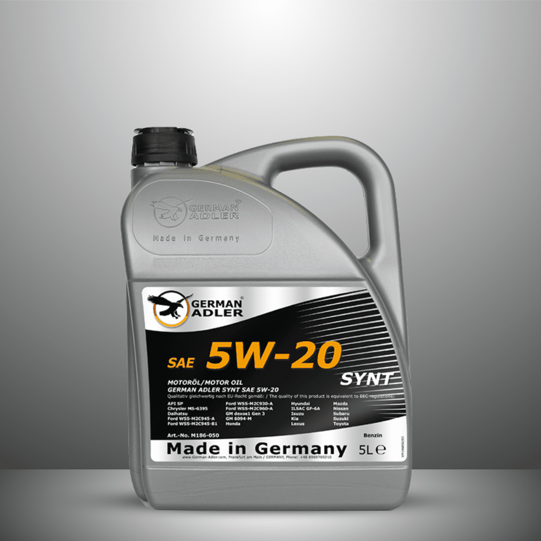 German Adler Synthetic Engine Oil 1L / 5L - SAE 5W-20 Auto SupplyMaster