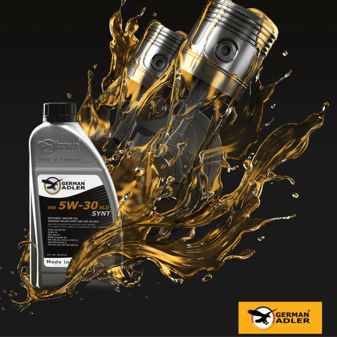 German Adler Synthetic Engine Oil 1L / 5L - SAE 5W-30 Auto SupplyMaster