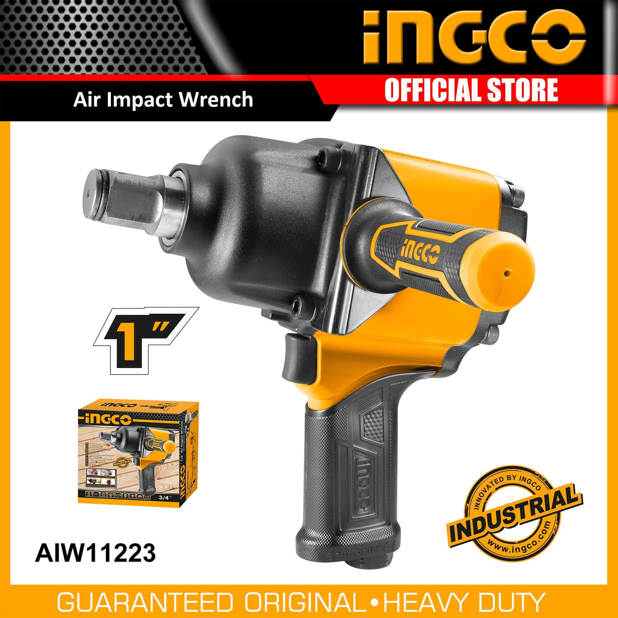 Ingco 1″ Air Impact Wrench - AIW11223 Auto Supply Master