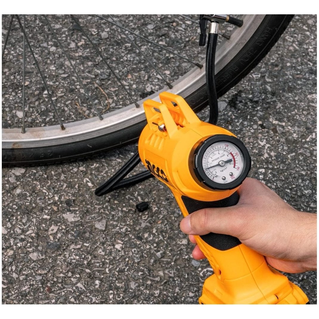 Ingco 150 psi Lithium-Ion Cordless Auto Air Compressor 20V 2.0Ah - CACLI2018 Auto Supply Master