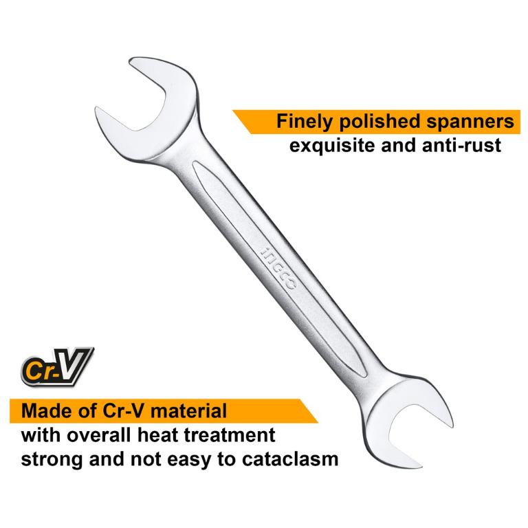 Ingco 8 Pieces Insulated Open End Spanner Set - HKSPA2088 Auto Supply Master