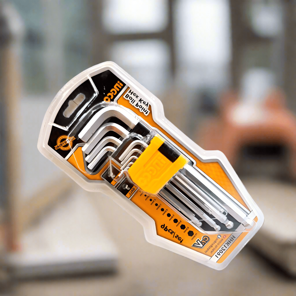 Ingco 9 Pieces Ball Point Hex Key Set - HHK12091 Auto Supply Master