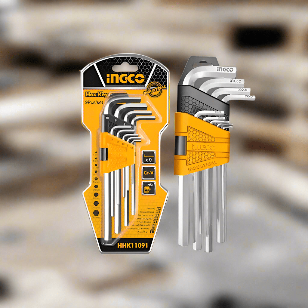 Ingco 9 Pieces Hex Key Set - HHK11091 Auto Supply Master