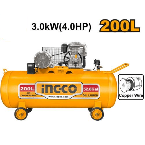 Ingco Air Compressor 4HP 200L - AC402001 Auto Supply Master