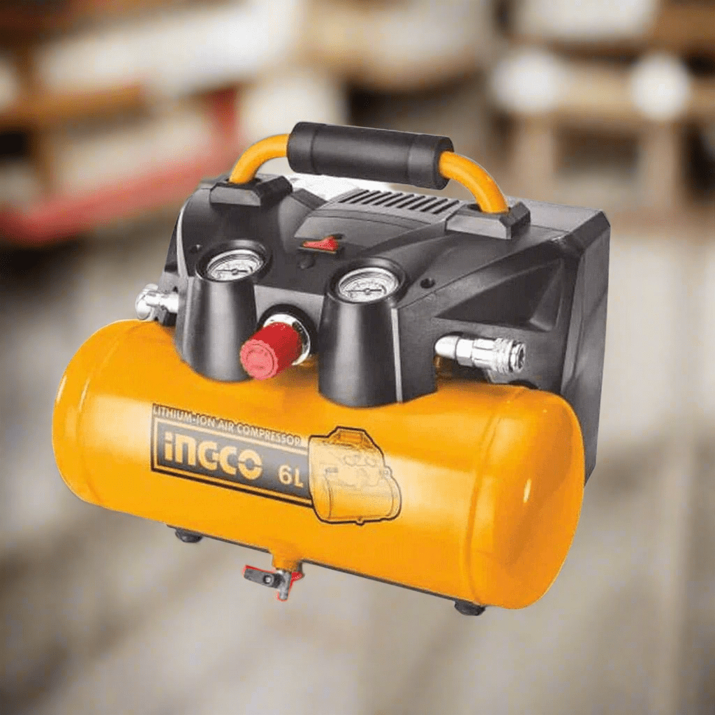 Ingco Lithium-ion Air Compressor With Two 20V 2.0Ah Batteries & Charger 6L - CACLI2003 Auto Supply Master