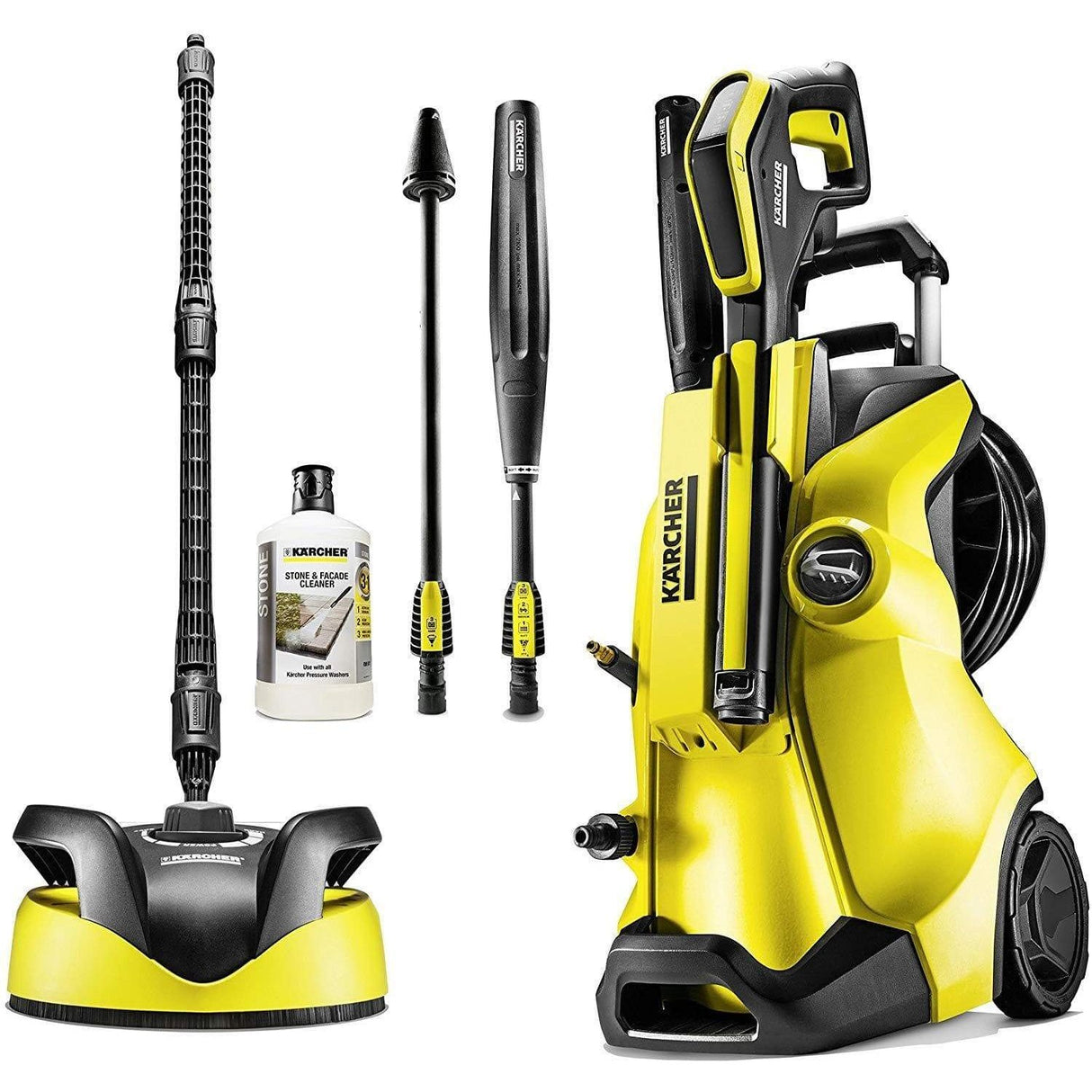 Karcher K4 Premium Full Control Home Pressure Washer 130 Bar 240V Auto Supply Master