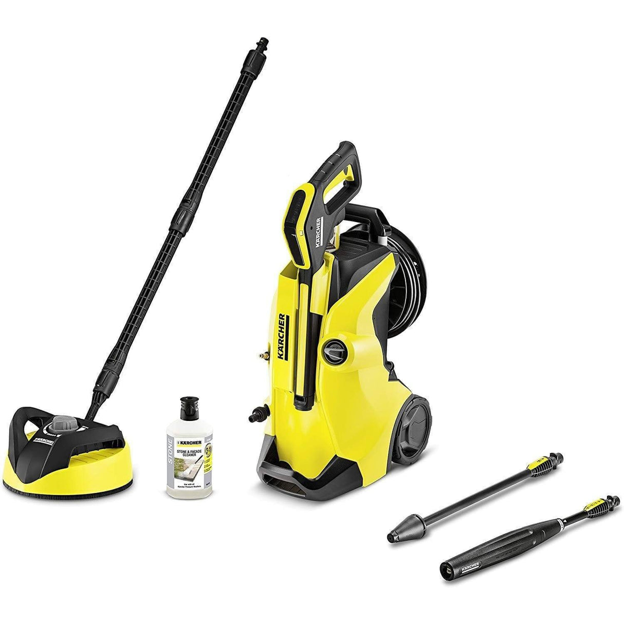 Karcher K4 Premium Full Control Home Pressure Washer 130 Bar 240V Auto Supply Master