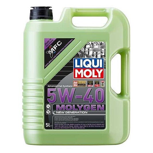 Liqui Moly Engine Oil 5L Molygen New Generation 5W-40 - P001758 Auto Supply Master