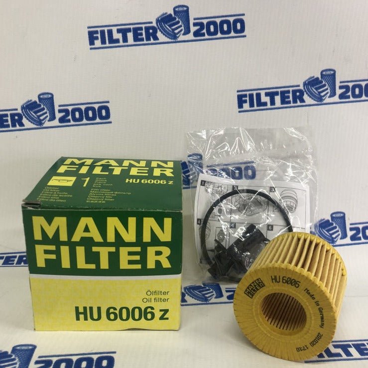 Mann Oil Filter Cartridge Insert - HU 6006 z Auto Supply Master