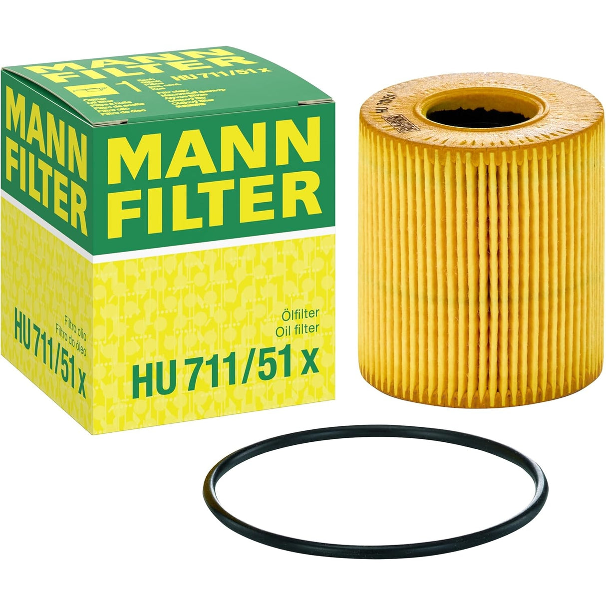 Mann Oil Filter Cartridge Insert - HU 711/51 x 11427622446 Auto Supply Master