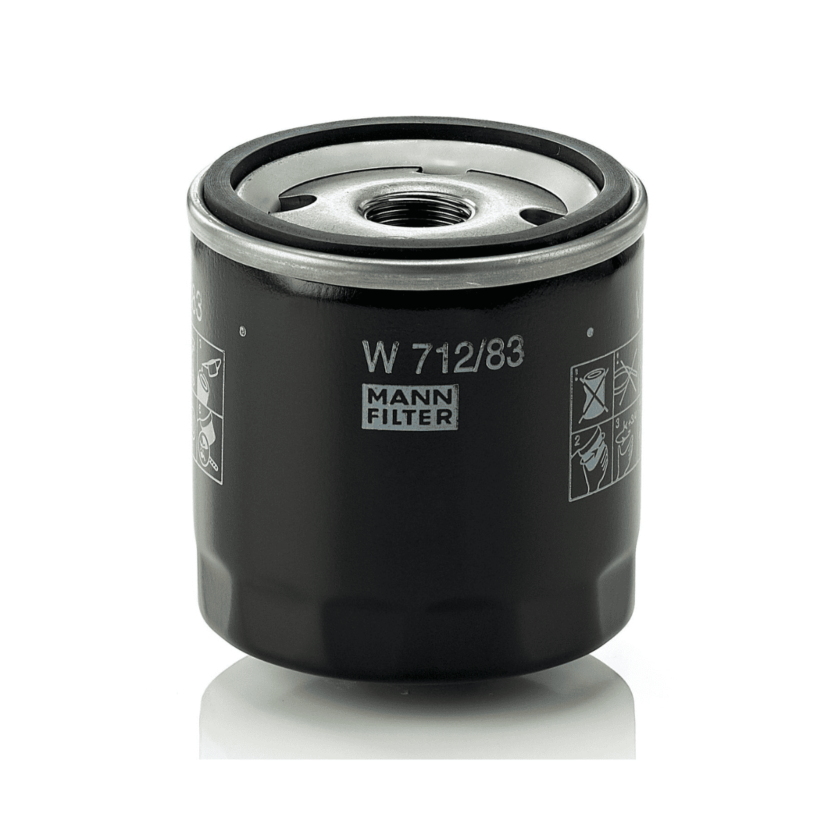 Mann Spin-on Oil Filter - W 712/83 Auto Supply Master