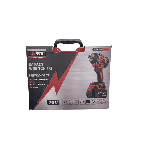 NRG ½" Brushless Lithium-Ion Cordless Impact Wrench 20V - NBIW20V-502 Auto Supply Master