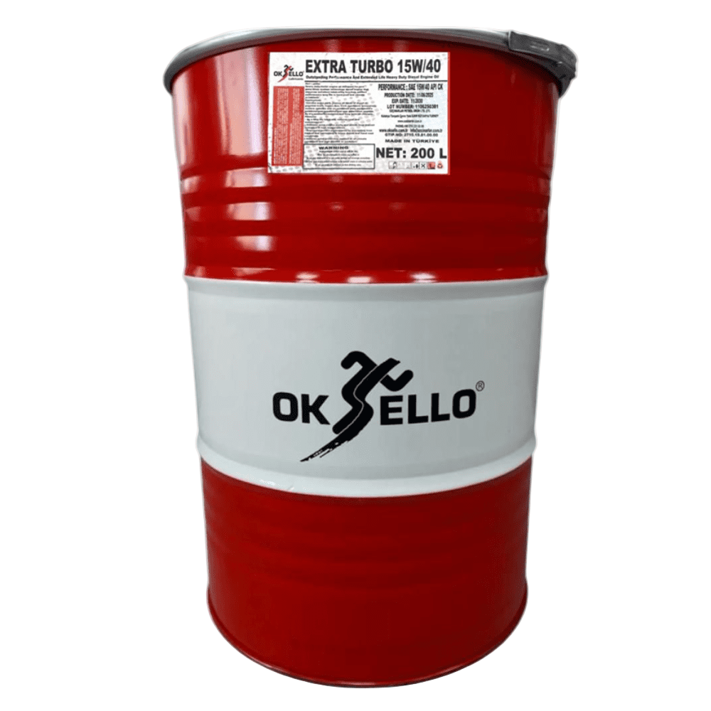 Oksello Sae 15W-40 API CK-4 Extra Turbo - 200L Auto SupplyMaster