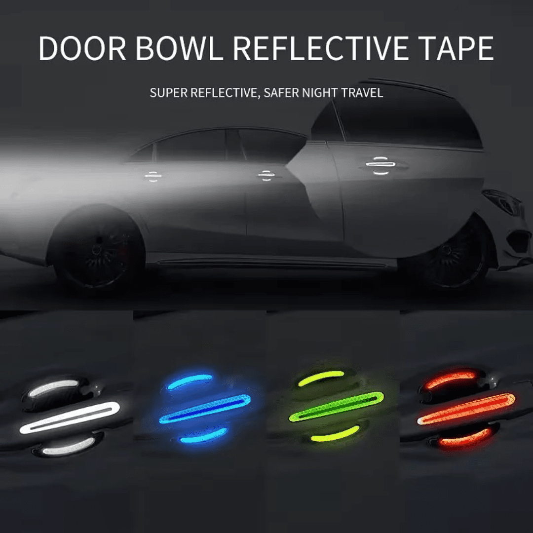 Reflective And Decorative Door Handle Anti Scratch Stickers Auto SupplyMaster