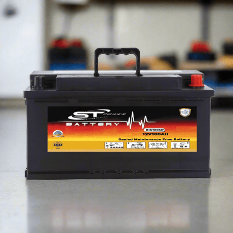 S&T Power Car Battery 12V 100AH JIS - DIN100MF Auto Supply Master