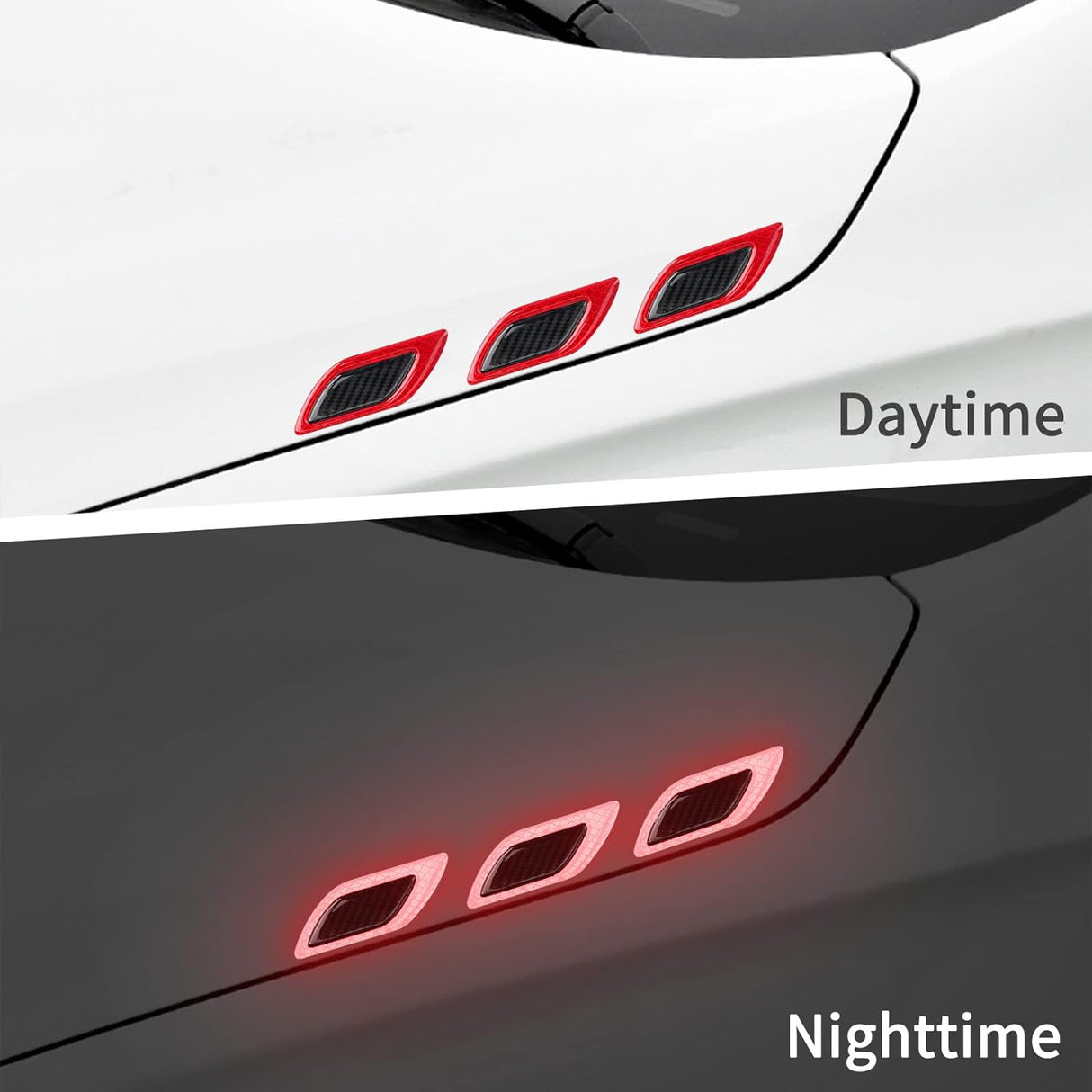 Strong Reflective And Decorative Striped Car Fender Stickers Auto SupplyMaster