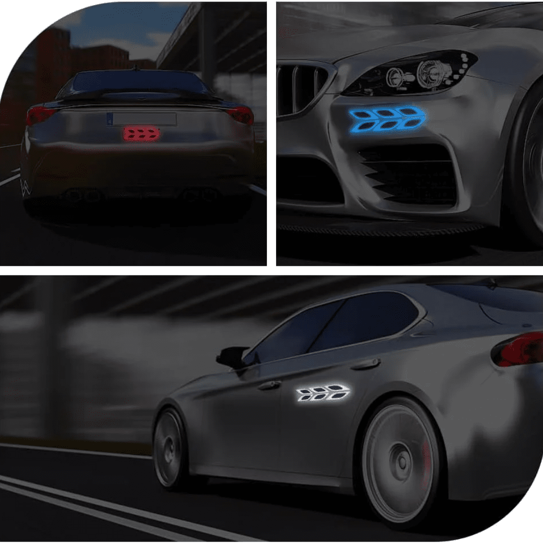 Strong Reflective And Decorative Striped Car Fender Stickers Auto SupplyMaster