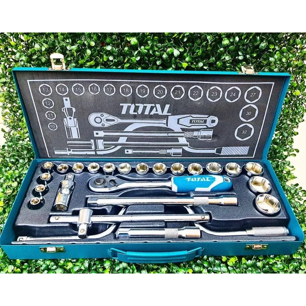 Total 24 Pieces 1/2" Socket Set - THT141253 Auto Supply Master