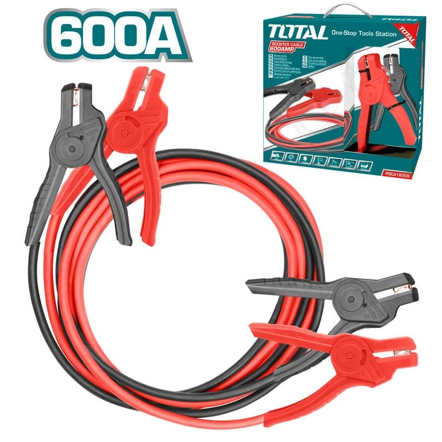 Total Booster cable 600AMP - PBCA16008 Auto Supply Master