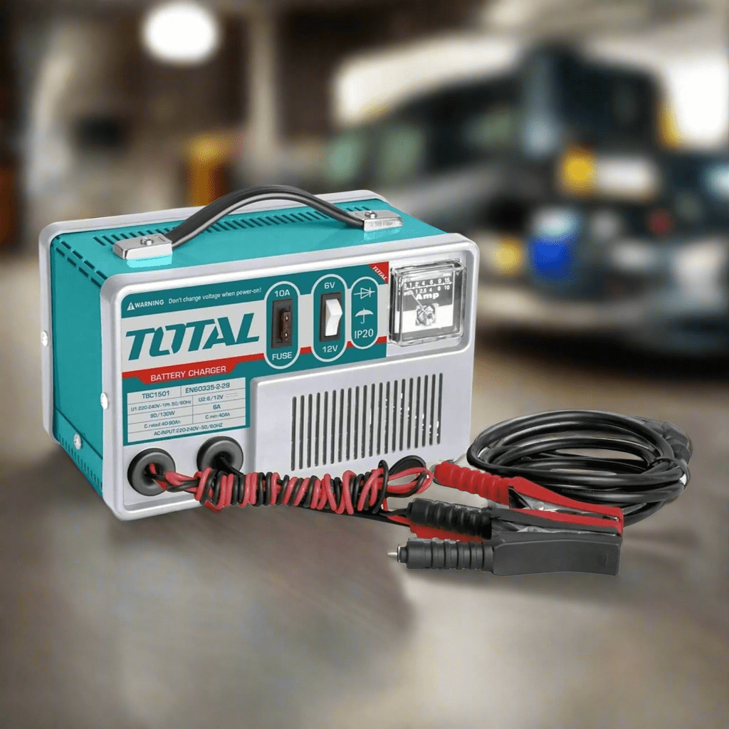 Total Portable Battery Charger 6/12V - TBC1501 Auto SupplyMaster