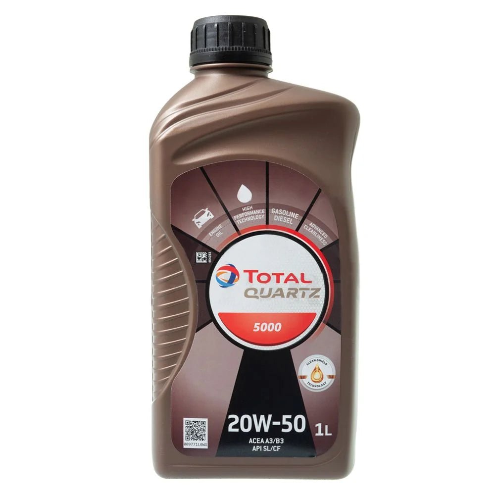 Total Quartz 5000 Engine Oil 1L/4L - 20W-50 Auto Supply Master