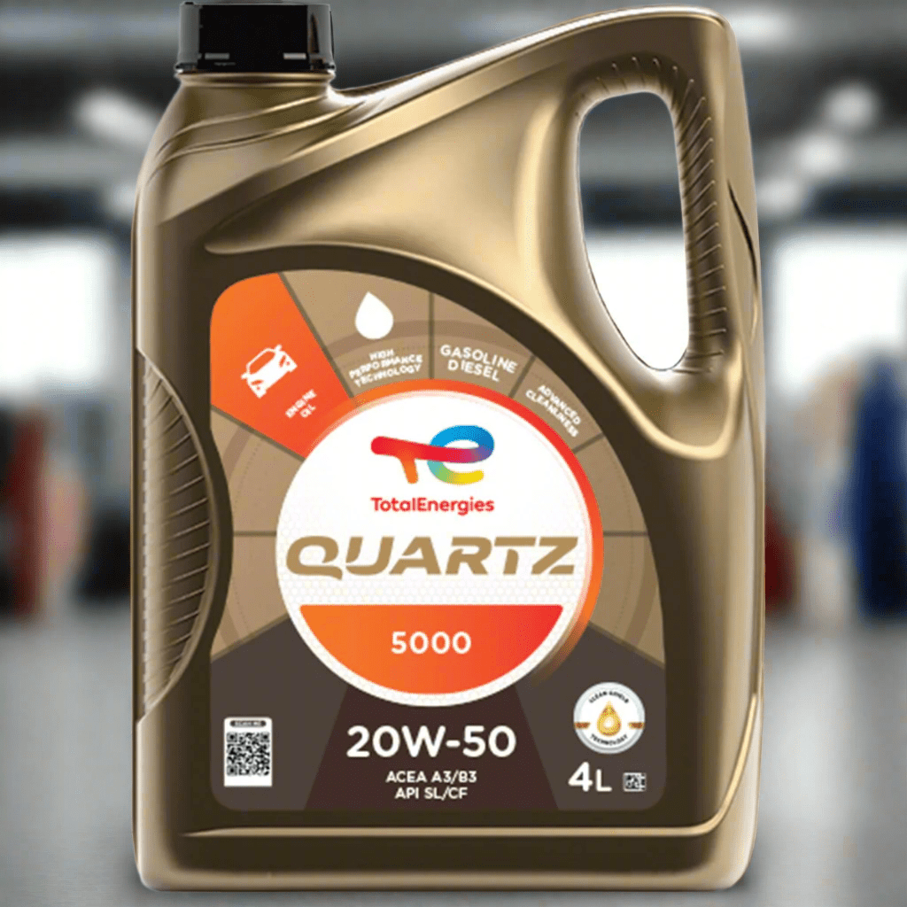 Total Quartz 5000 Engine Oil 1L/4L - 20W-50 Auto Supply Master
