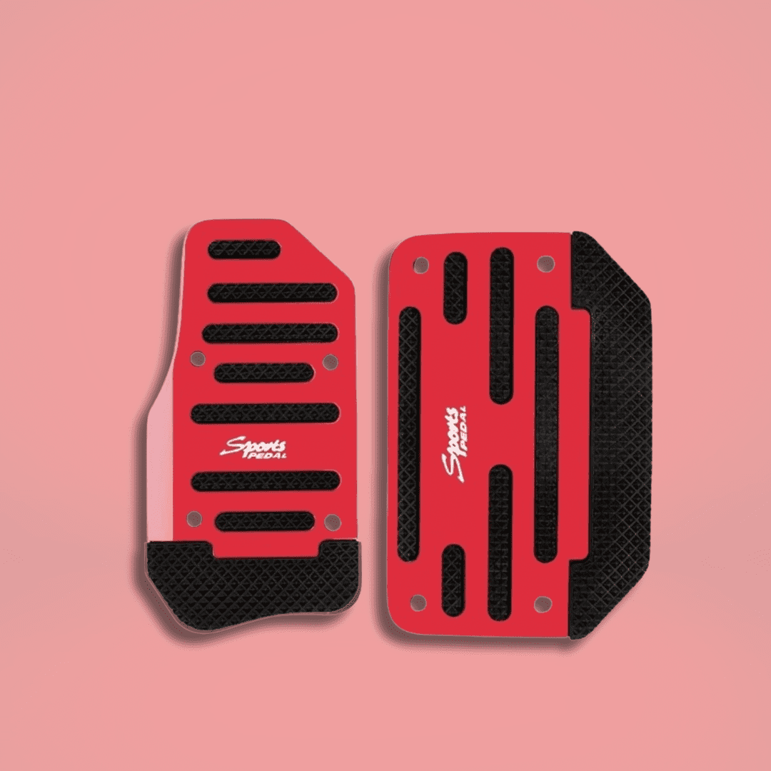 Universal Decorative Non-slip Automatic Accelerator And Brake Pedal Cover - Silver | BF Auto SupplyMaster