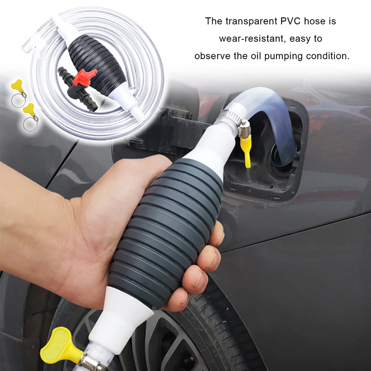 Universal Manual Liquid Transfer Hand Pump Auto SupplyMaster