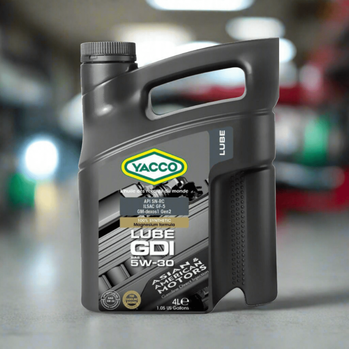 Yacco 100% Synthetic Engine Oil 1L/4L - LUBE GDI SAE 5W20 Auto Supply Master