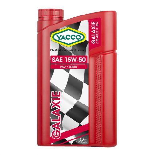 Yacco 100% Synthetic Engine Racing Oil 2L - GALAXIE SAE 15W50 Auto Supply Master