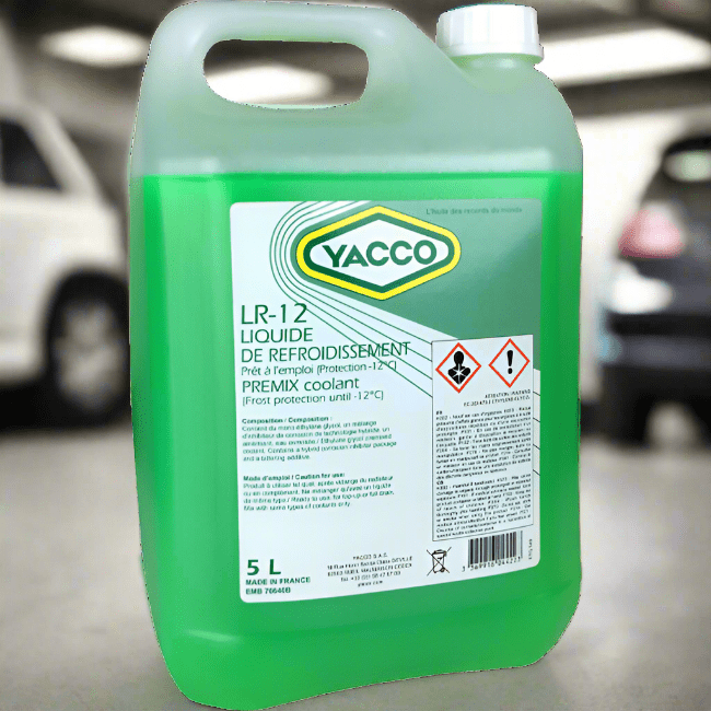 Yacco Anti Freeze Coolant 5L/208L - LR-12 Auto Supply Master