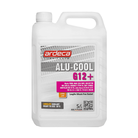 Ardeca Alu-Cool Coolant and Antifreeze 5L - G12 Red Auto Supply Master