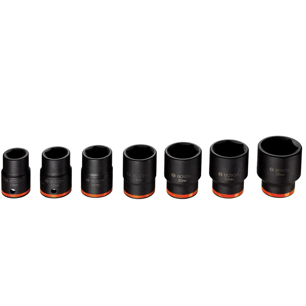 Bosch 7 Pieces Deep Impact Socket Set - 2608551103 Auto Supply Master