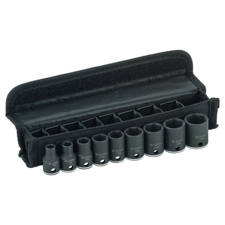 Bosch 9 Pieces 30mm Deep Impact Socket Set - 2608551098 Auto Supply Master